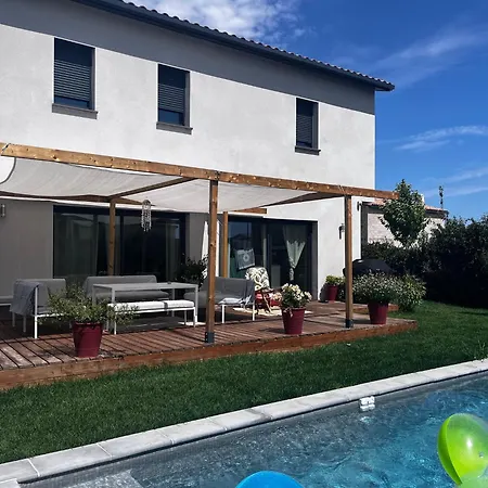 Magnifique Villa, Piscine, Proche Plage, 8 Personnes Villa *